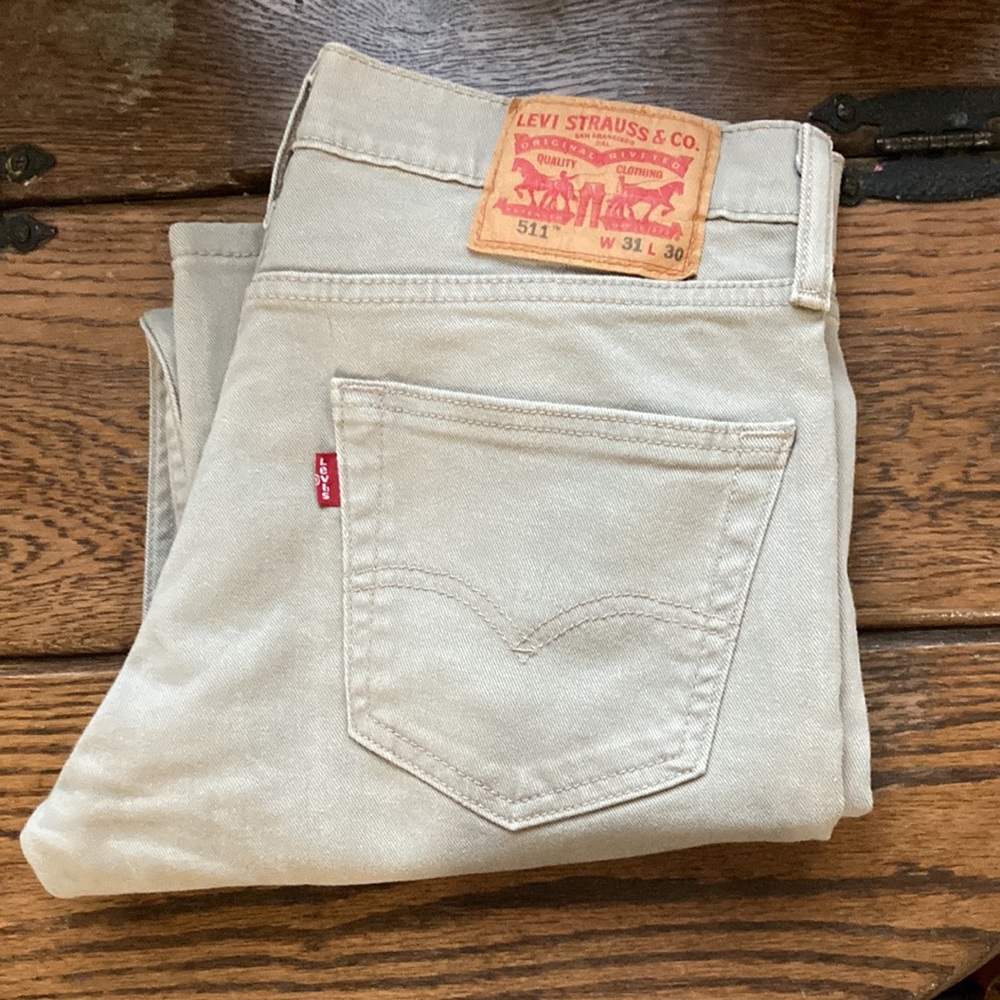 Mens Levi Khaki Pants